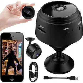 IP kamera MINI ŠPIÓNÍ SKRYTÁ KAMERA WIFI HD S DETEKCÍ POHYBU
