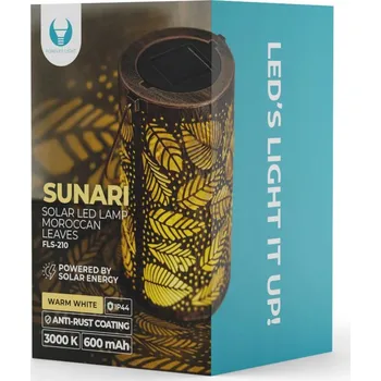 Venkovní osvětlení Solární lampa LED lampa zahradní lucerna na terasu pro venkovní použití do zahrady