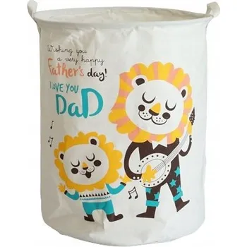 Úložný box Úložný box Koš Vak Na Hračky Sud Lev