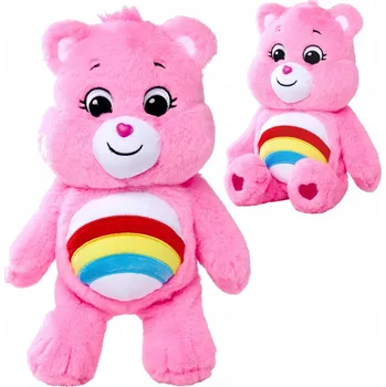 plyšák STAROSTLIVÍ MEDVÍDCI CARE BEARS PLYŠOVÁ HRAČKA VESELÉ SRDCE PLYŠÁK CHEER BEAR 35 CM