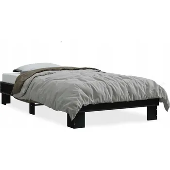 Postel Rámeček postele černé dřevo 193x78x30 cm