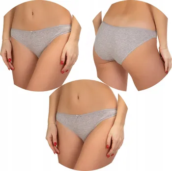 Kalhotky LAMA KALHOTKY DÁMSKÉ BAVLNĚNÉ KALHOTKY 3-BALENÍ vel XS