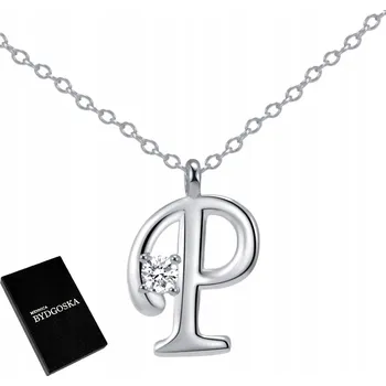 Náhrdelník STŘÍBRNÝ NÁHRDELNÍK PÍSMENO P INICIÁLY JMÉNA