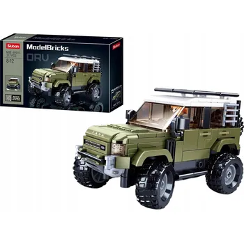 ostatní stavebnice STAVEBNICE SLUBAN Land Rover Defender Model Stavebnice 317 dílků