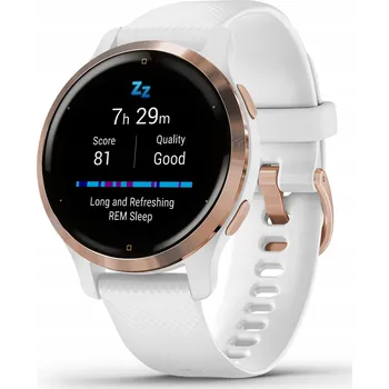 Chytré Hodinky Garmin Venu 2S GPS Pay AMOLED 1,1'' 5ATM Růžovo-zlaté Bílé