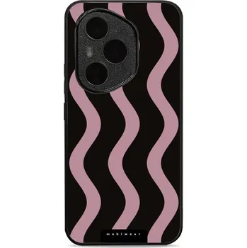 Pouzdro na mobilní telefon Lesklý kryt Mobiwear Glossy - Honor 400 Pro - GA54G Fialové vlnky (Prémiové lesklé pouzdro, obal, kryt Mobiwear Glossy na mobil Honor 400 Pro - GA54G Fialové vlnky, materiál Plast + TPU silikon - krytí po všech stranách, neošoupatelný potisk, tenké)