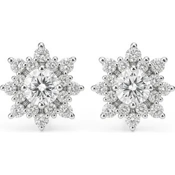 Náušnice Stříbrné náušnice kytičky Allure