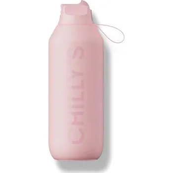 Chilly's Bottles Termoláhev jemná růžová 500ml, edice Series 2 Flip