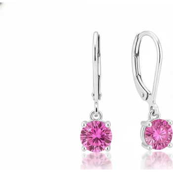 Náušnice Náušnice Swarovski Rivoli - Růžová