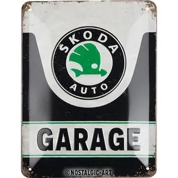 Plechová cedule Plechová cedule Škoda - Garage