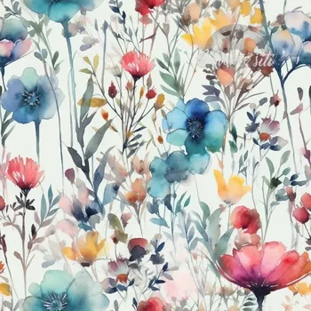 Úplet, Jarmila květy (E) (Top kvalitní úplet Bella digitisk)