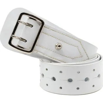 Opasek Opasek FRANCOUZSKÝ přehlídkový vinylový BÍLÝ použitý (Opasek FRANCOUZSKÝ přehlídkový vinylový BÍLÝ použitý)