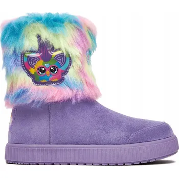 Dámské kozačky Furby kozačky pro dívky fialové CEO-BIC-AW25-133FUR
