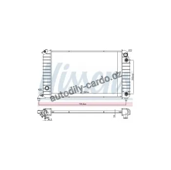 Chladič motoru Chladič motoru NISSENS 69454