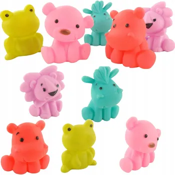 Gumové hračky hračka do vany pískátko ZOO 19