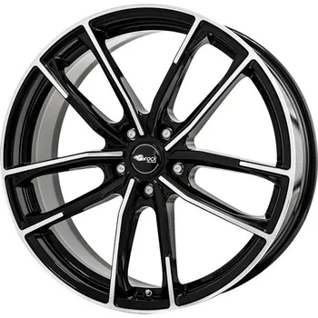 Alu kolo BROCK Alu Kola Brock B38 8x18 5x112 ET40 Schwarz Glanz Voll-Poliert (SGVP) 57.1