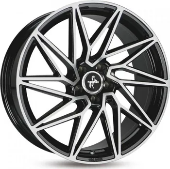 Alu kolo KESKIN Alu Kola Keskin Kt20 8.5X19 5X100 ET30 Black Front Polish 57.1