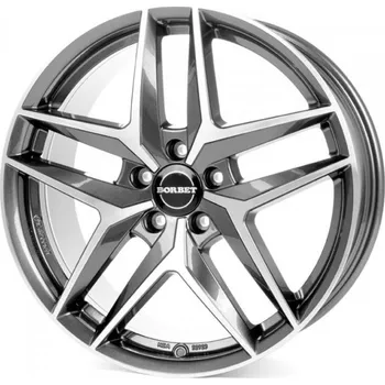 Alu kolo BORBET Alu kola BORBET Z 7.5x18 5x112 ET44 Mistral Anthracite Polished Glossy 66.6
