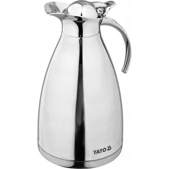 Termoska Termos na nápoje Yato 1,5 l, stříbrný