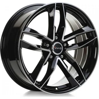 Disk AVUS Alu Kola Avus Af16 10x21 5x112 ET30 Black Polished 66.6