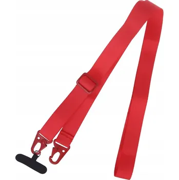 Pouzdro na mobilní telefon Šňůrka na telefon plast červená