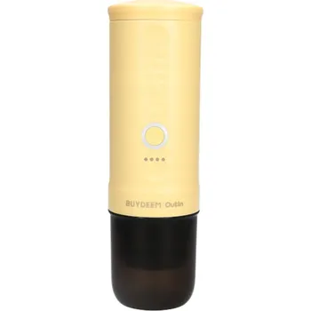 Kávovar Kapslový kávovar BUYDEEM OTEM-01-MY 20 barů žlutý/zlatý