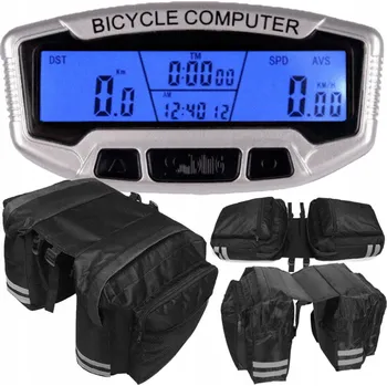 brašna na kolo Cyklistická brašna zadní Stator TAŠKA NA KOLO NA NOSIČ STATOR + CYKLOCOMPUTER 20l