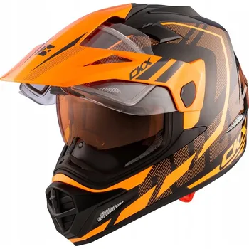 Helma na motorku MOTOKROSOVÁ PŘILBA NA SKÚTR SNĚŽNÝ CKX QUEST RSV MOOSEK ORANGE XS 513681-XS