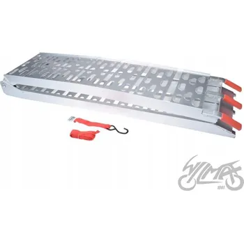 Nakládací rampa pro vozidlo Hliníková nájezdová rampa pro čtyřkolky ATV, délka: 223 cm, šířka: 28 cm, max. nosnost: 340 kg