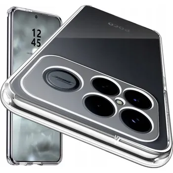 Pouzdro na mobilní telefon POUZDRO PRO POCO F8 ULTRA 5G KŘIŠŤÁLOVÉ PRŮHLEDNÉ TEKUTINOVÉ POUZDRO