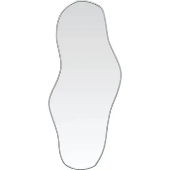 Zrcadlo Zrcadlo nástěnné stříbrné 100 x 45 cm, sklo, PVC