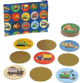 Pexeso Petit Collage Pexeso stavební stroje