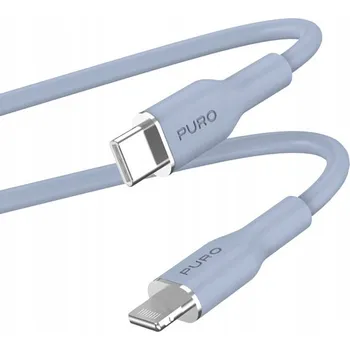 Datový kabel KABEL PURO SOFT - USB-C na LIGHTNING - MFi - 1,5 m