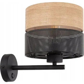 Nástěnné svítidlo Nástěnné svítidlo TK LIGHTING NICOL 6539 ČERNÝ DUB patice E27 40W