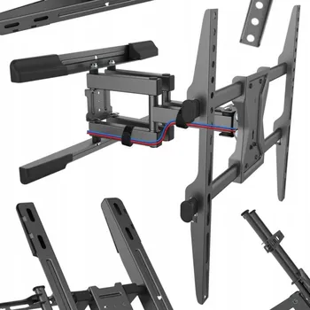 Televizní držák Ultra Silný Držák na Televizi 32-80 palců Otočný Věšák TV s krytkami VX-645 B