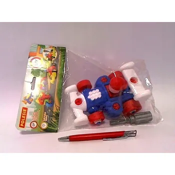 ostatní stavebnice POLESIE Stavebnice Závodní auto NA ŠROUBOVÁNÍ