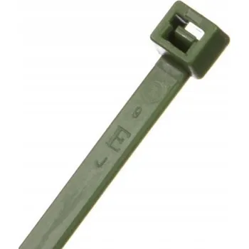 Stahovací páska Stahovací páska zelená 290x4,5mm 5217VE BMGR3048 /100 ks/