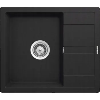 Granitový dřez Jednokomorový dřez Schock Ronda, černý kámen