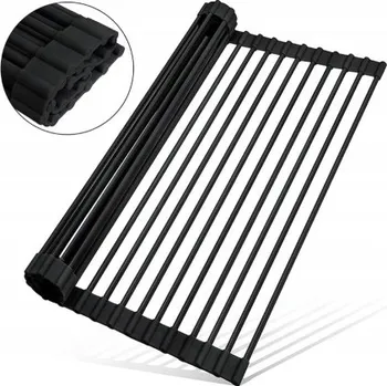 Odkapávač na nádobí PEVNÝ VELKÝ Odkapávač rolovací podložka 46 x 37 cm sušák SADA