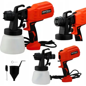 Stříkací pistole Stříkací pistole Kraft&Dele 650W 230V, nádobka 1000 ml, tryska 2.5 mm