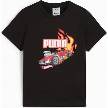 Chlapecké tričko Puma dětské tričko černé bavlna velikost 104
