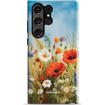 Pouzdro na mobilní telefon Odolný obal Mobiwear Elite Pro - Samsung Galaxy S23 Ultra - EP43E Letní louka (Odolné pouzdro, obal kryt Mobiwear Elite Pro - maximální ochrana mobilu, zesílené hrany, přesné výřezy, pohodlné držení, odolná grafika, kvalitní materiály)