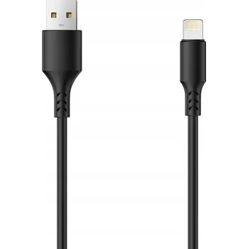 Datový kabel Kabel Setty USB - Apple Lightning 1 m černý