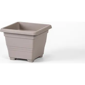 Květináč Plastia Květináč Begonia 14x14 taupe