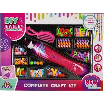 Obraz SADA NA ZAPLÉTÁNÍ VLASŮ, KREATIVNÍ TVORBA COPŮ A OZDOB