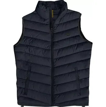 Pánská vesta Velká pánská prošívaná vesta Double Urban Outfitters SMJK-2033 námořnická modrá (8XL)