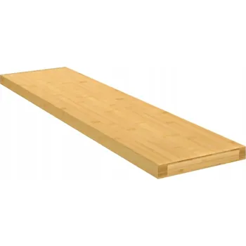 police Bambusová nástěnná police 80 x 20 x 2,5 cm v rustikálním stylu