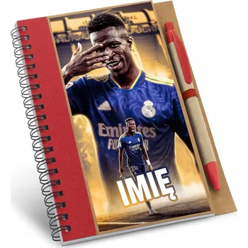 Zápisník ZÁPISNÍK NOTES ECO VINICIUS JUNIOR REAL MADRID DÁREK PRO DÍTĚ Y5