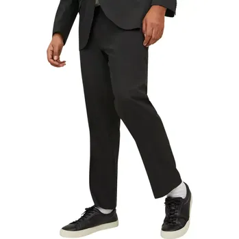 Pánské kalhoty Velké pánské elegantní kalhoty Jack & Jones 12202684 černé (64R)