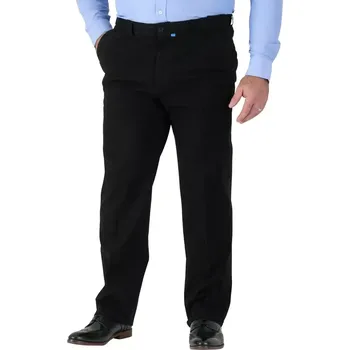 Pánské kalhoty Pánské velké chinos kalhoty Duke D555 Bruno černé kalhoty (42R)
